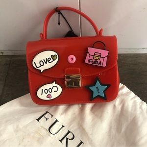 NWT Furla jelly bag